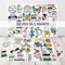 50 Pcs Disability Pride Stickers Human Rights Vinyl Decal Disabled Support Sticker Laptop Water Bottle Tablet Phone Scrapbooking Journal Skateboard Guitar Cabinet Gifts for Teens Adults